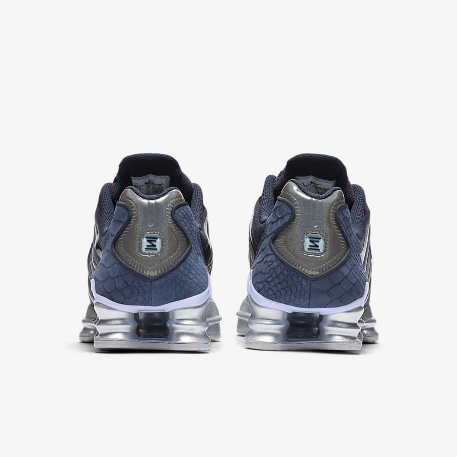 Nike shox homme bleu online